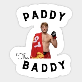 Paddy The Baddy Sticker